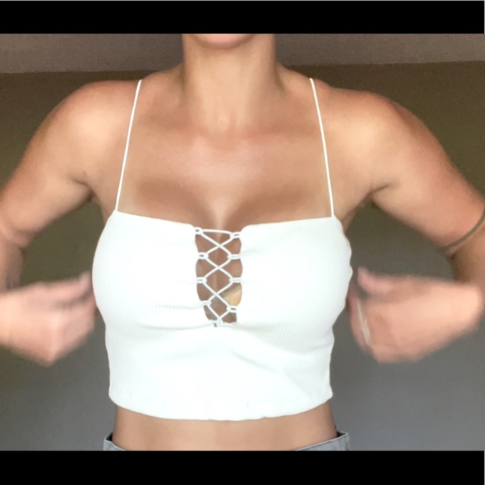 White Intimately Free People Crop